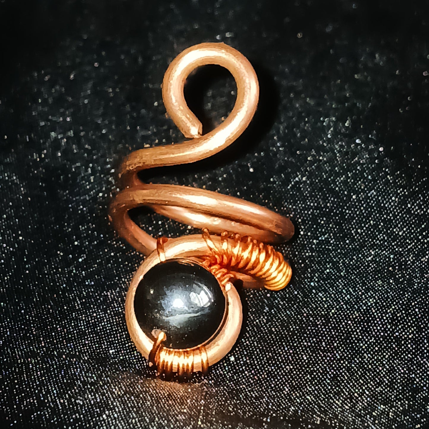 Hematite Fidget Ring